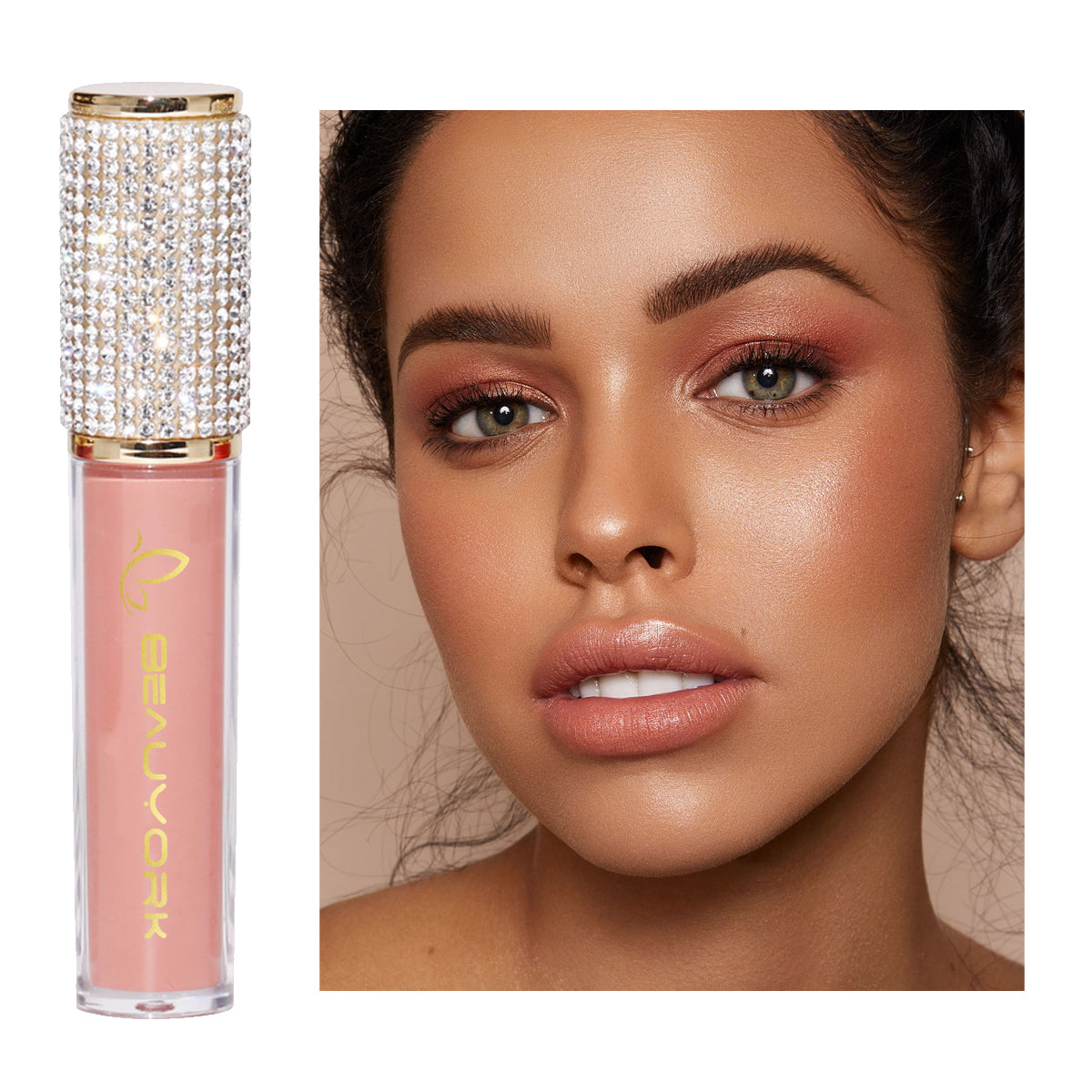 Brillo Labial Mate Larga Duración Beauyork Maquillajes