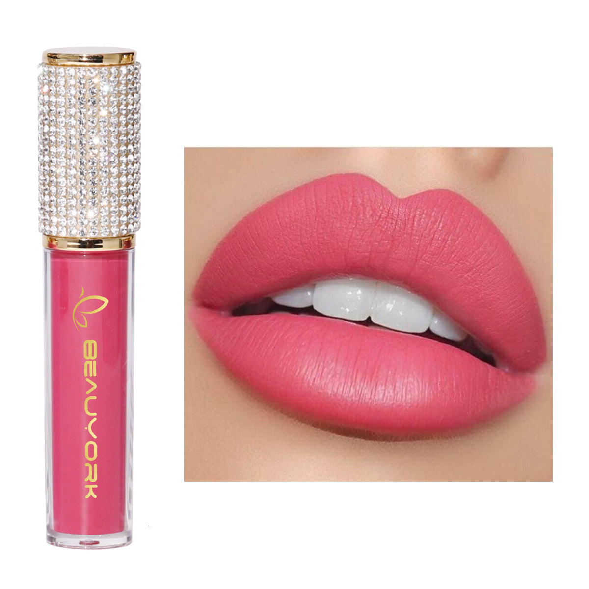 Brillo Labial Mate Larga Duración Beauyork Maquillajes
