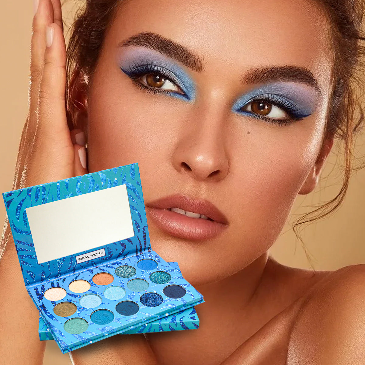 Paleta De Sombras 4 Gamas 15 Colores Diferentes Beauyork