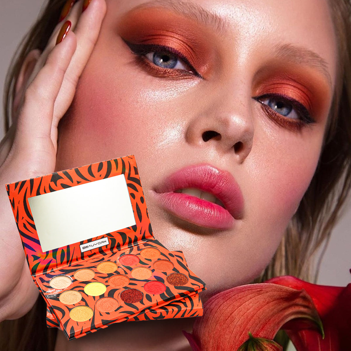 Paleta De Sombras 4 Gamas 15 Colores Diferentes Beauyork