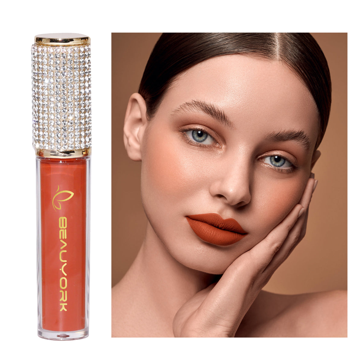 Brillo Labial Mate Larga Duración Beauyork Maquillajes