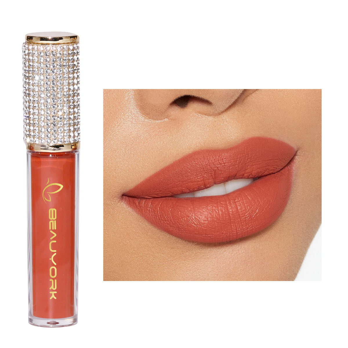 Brillo Labial Mate Larga Duración Beauyork Maquillajes