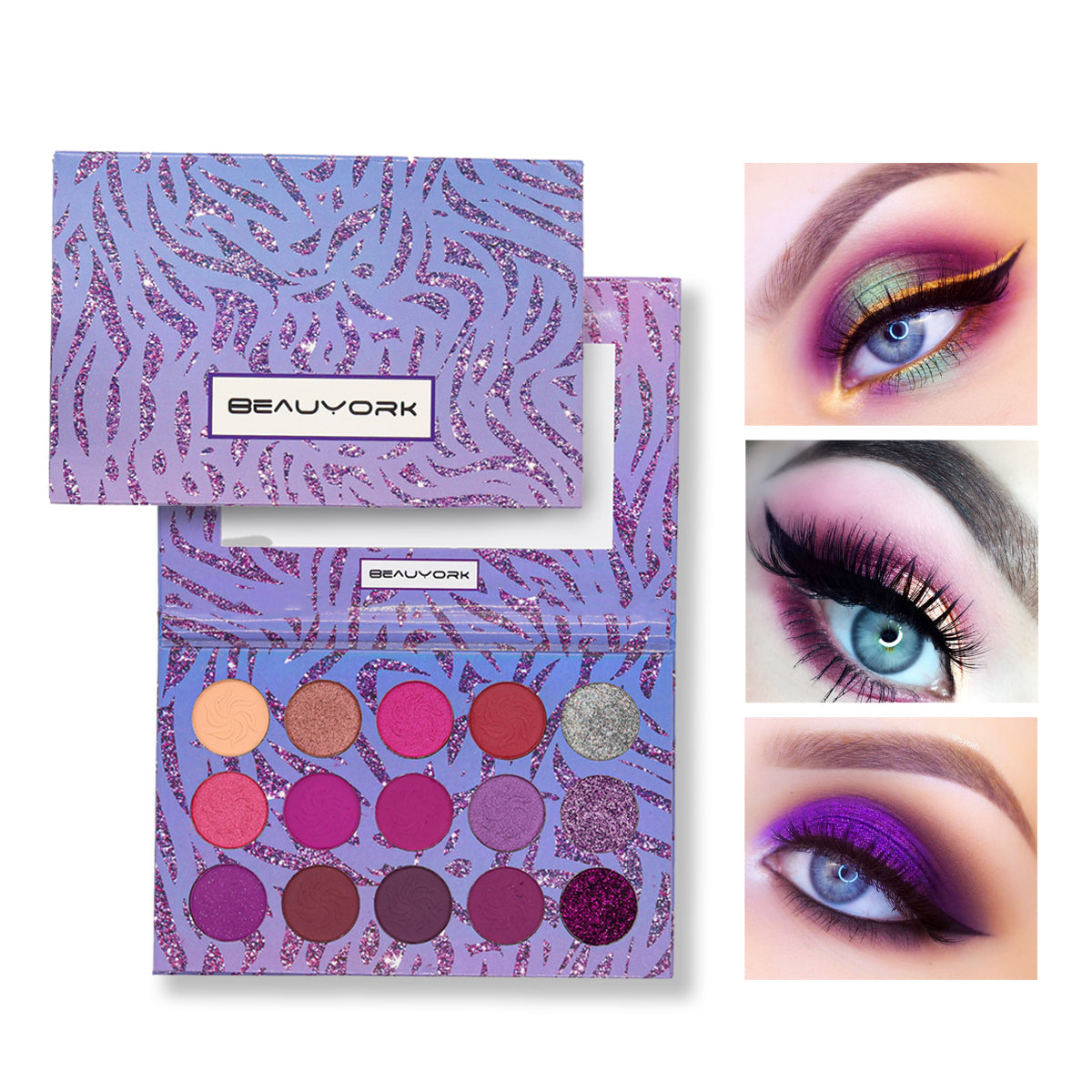 Paleta De Sombras 4 Gamas 15 Colores Diferentes Beauyork