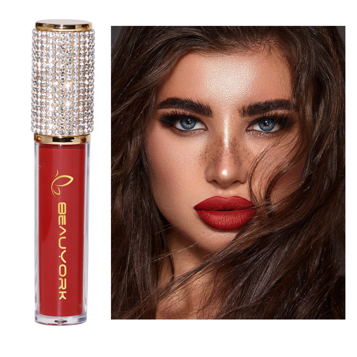 Brillo Labial Mate Larga Duración Beauyork Maquillajes