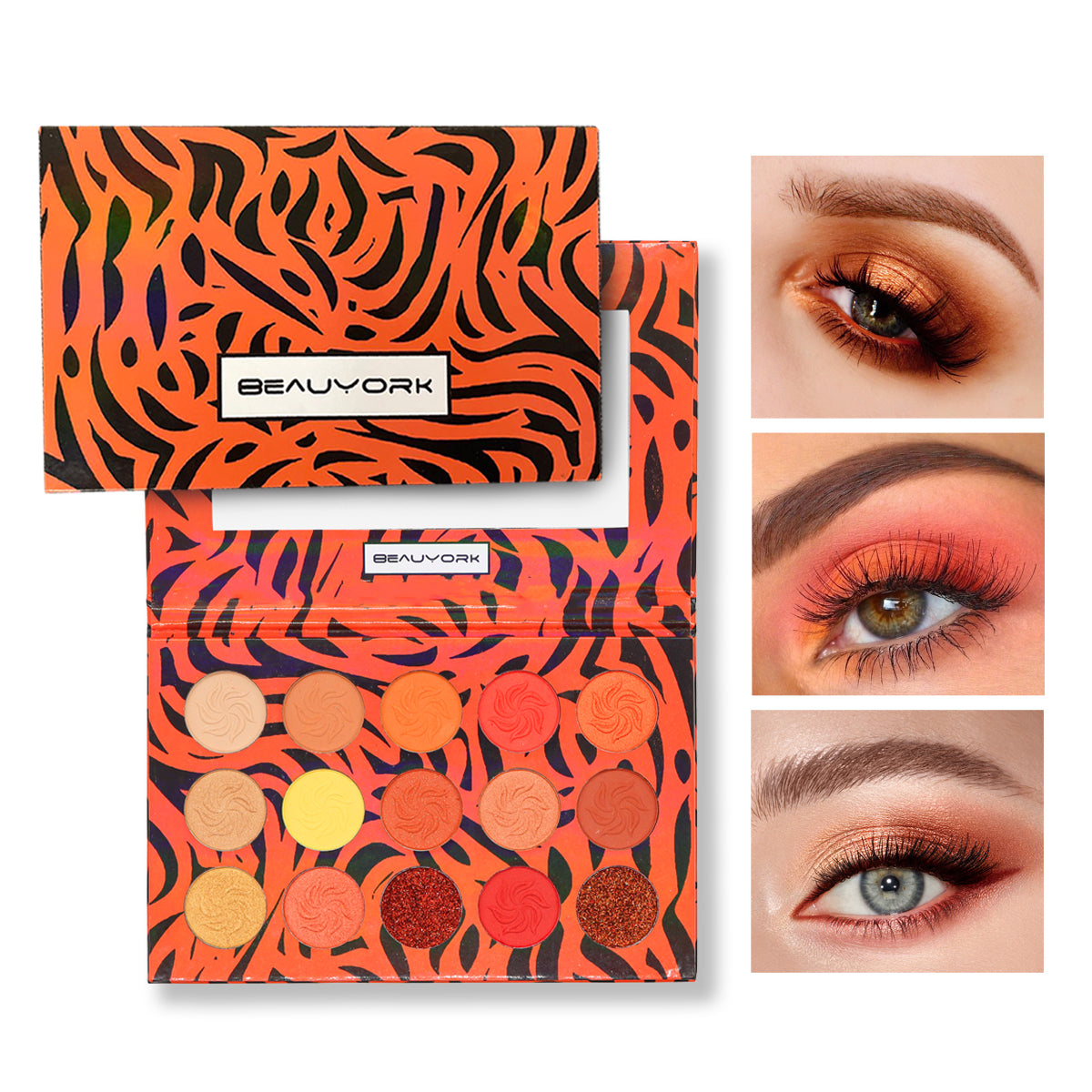 Paleta De Sombras 4 Gamas 15 Colores Diferentes Beauyork