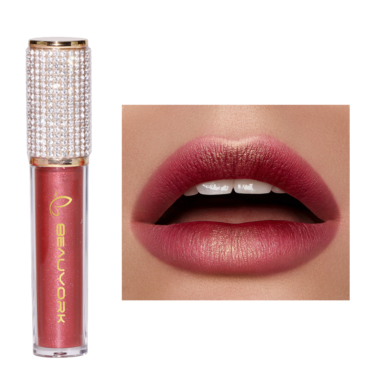 Brillo Labial Mate Larga Duración Beauyork Maquillajes
