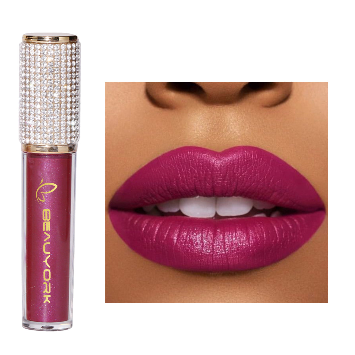 Brillo Labial Mate Larga Duración Beauyork Maquillajes