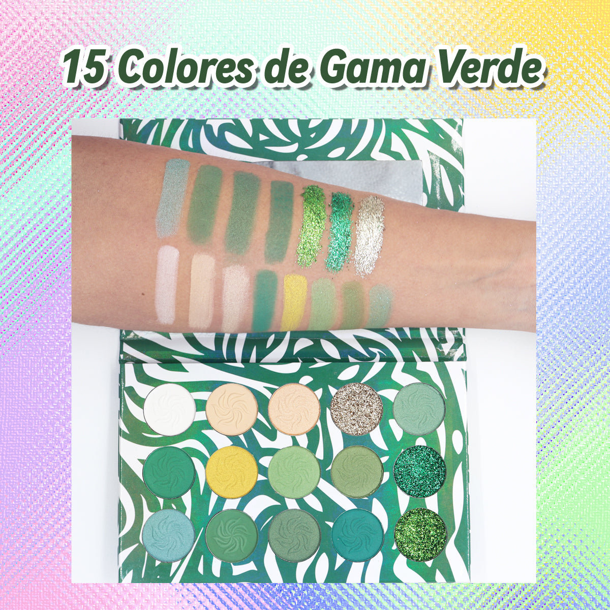 Paleta De Sombras 4 Gamas 15 Colores Diferentes Beauyork