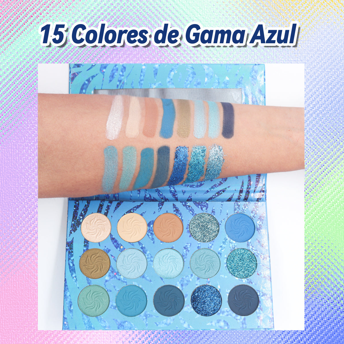 Paleta De Sombras 4 Gamas 15 Colores Diferentes Beauyork