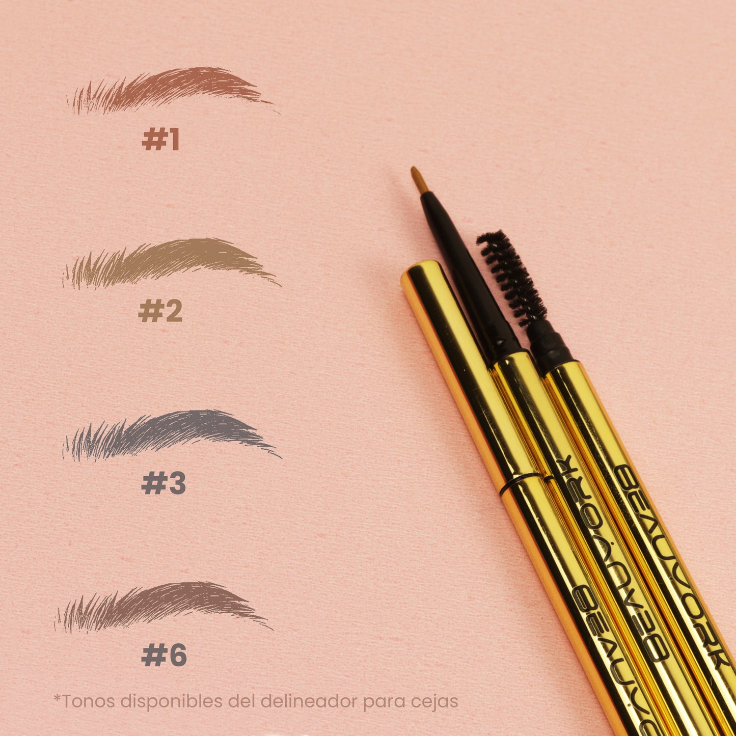 Eyeliner Pencil for Eyebrows 3 Tones – BEAUYORK