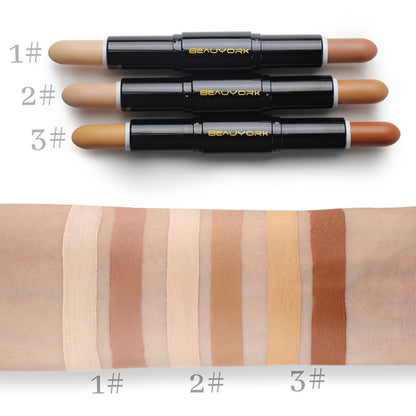 Contour and Highlighter Stick 2 in 1 (Contour) - BEAUYORK 